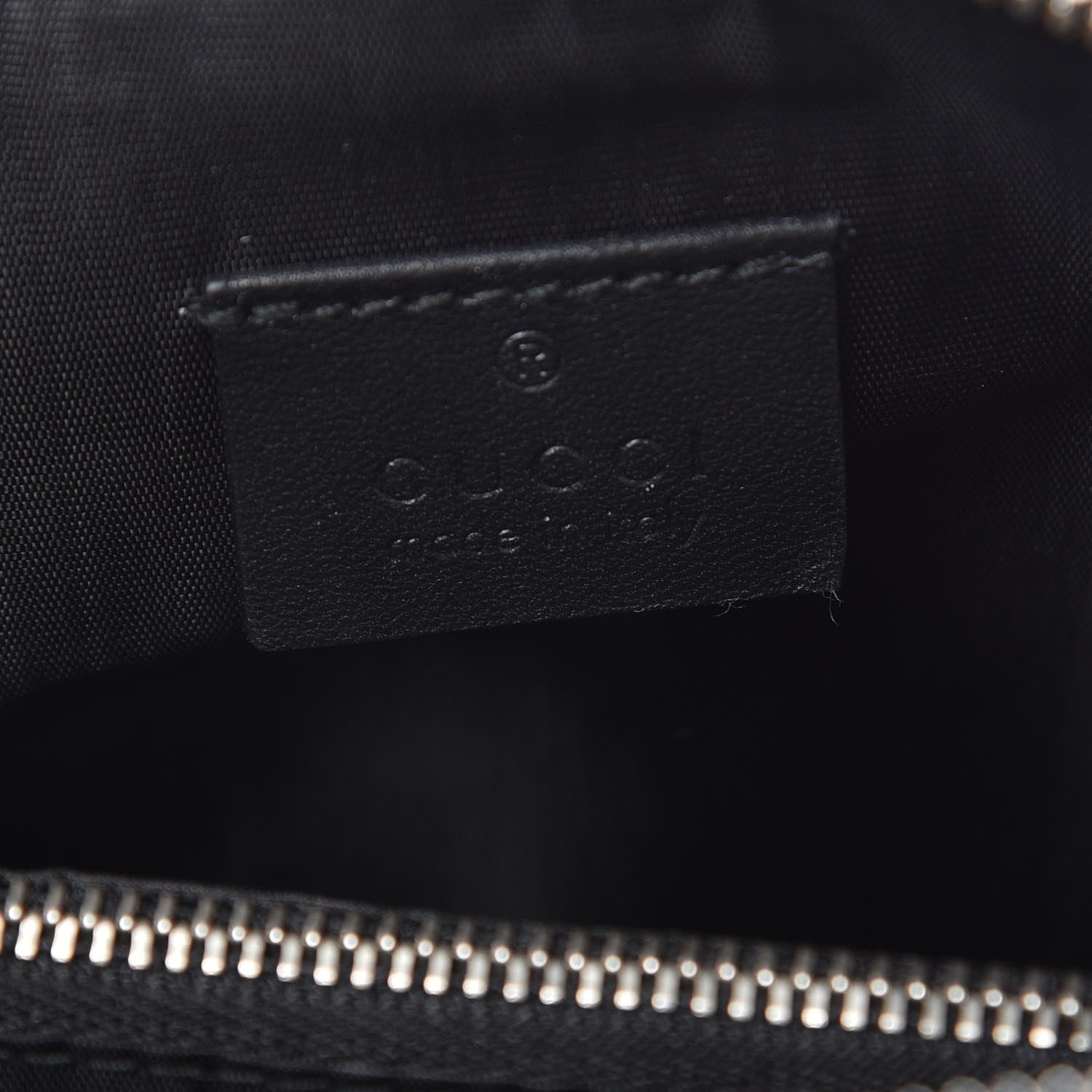 Gucci X SEGA Calfskin GUCCY Stars Mini Dome Shoulder Bag Black Gold 6 of 7