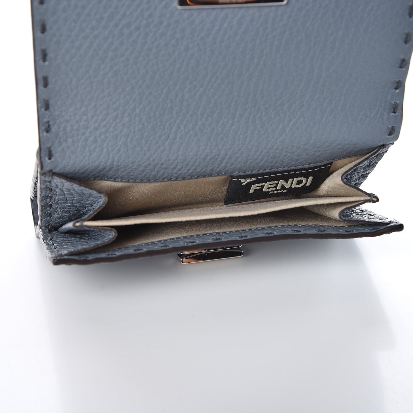 Cuoio Romano Selleria Medium Peekaboo Wallet Nube