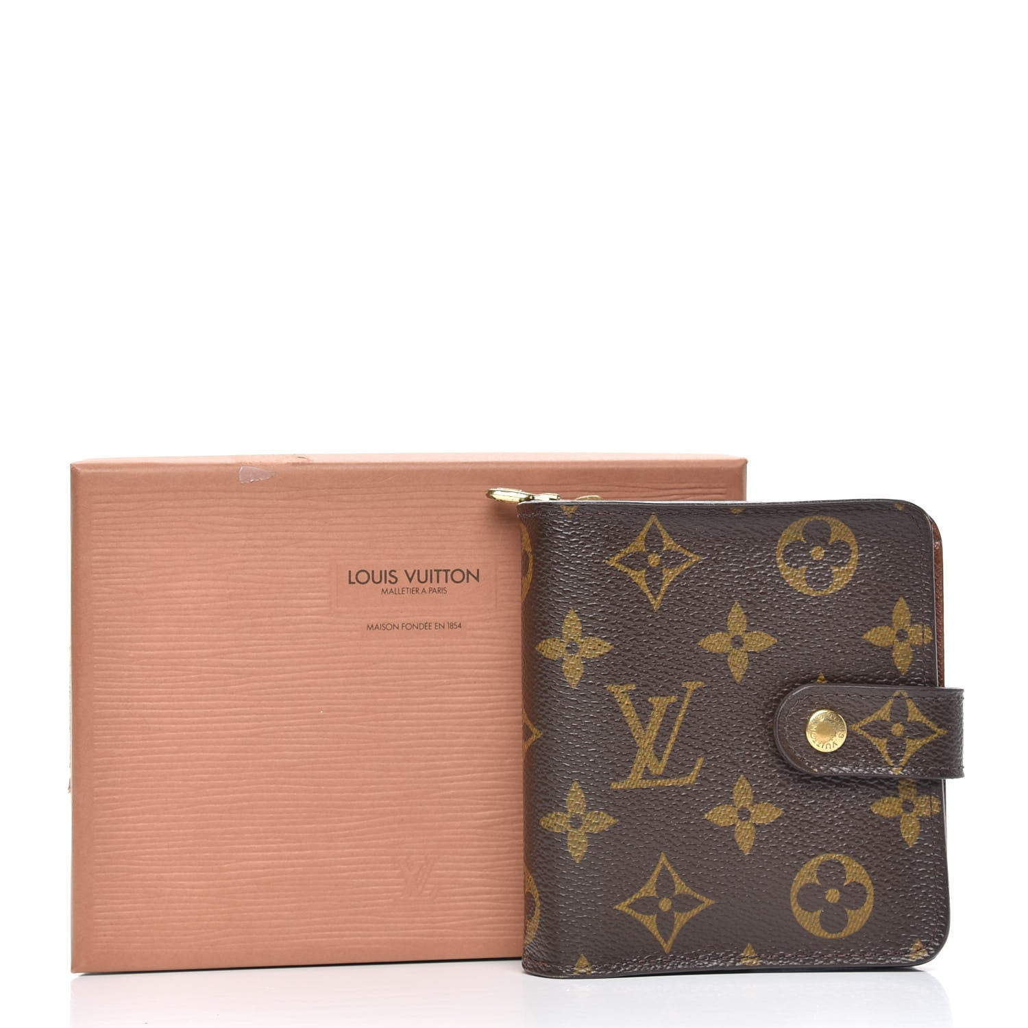 Louis Vuitton Monogram Compact Zippe Zipped Wallet 9 of 9