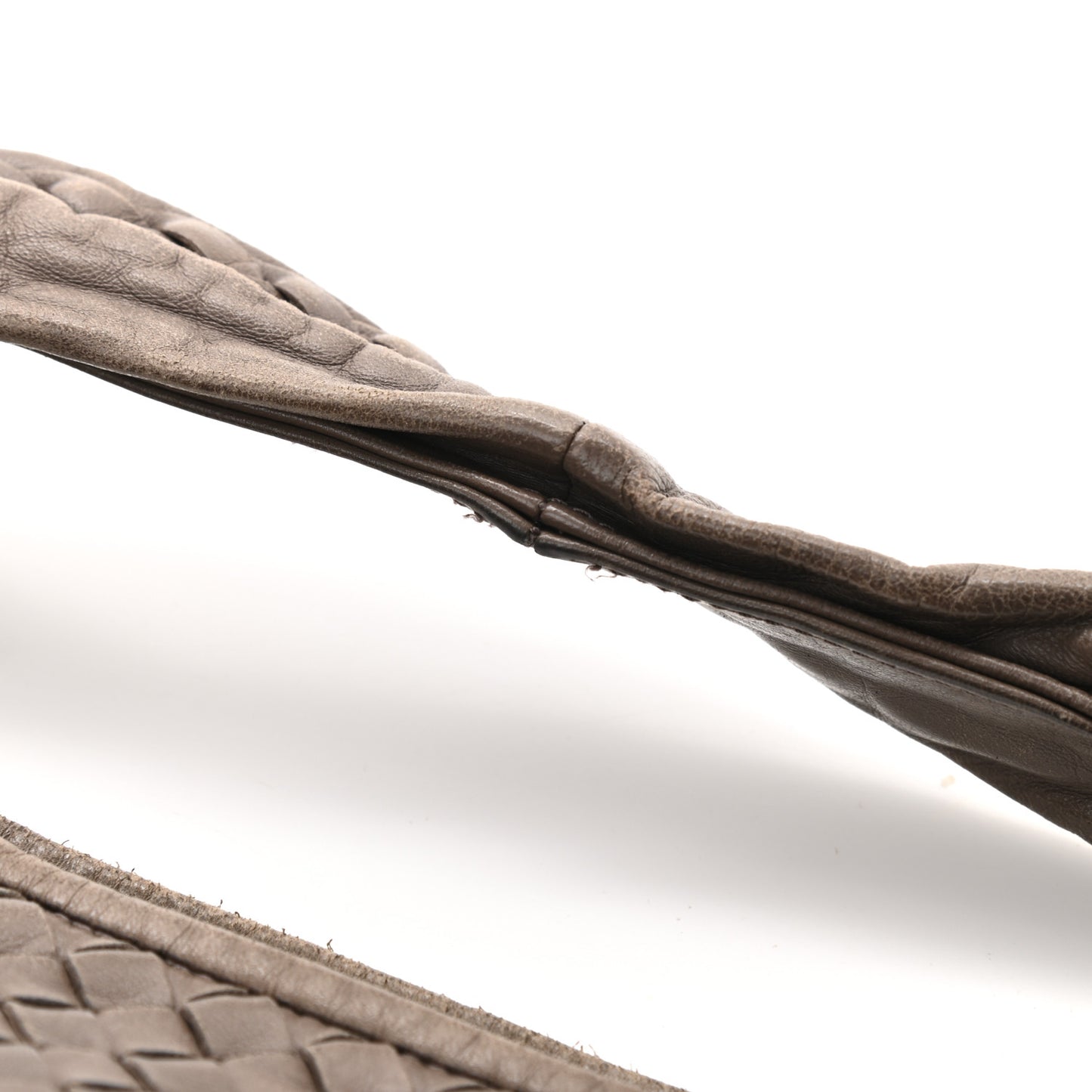Nappa Intrecciato Medium Veneta Hobo Shadow