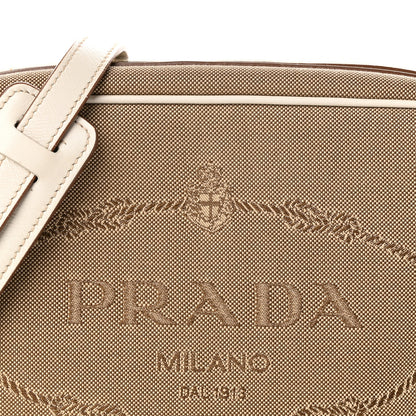 Prada Jacquard Logo Camera Bag Corda Talco 9 of 12