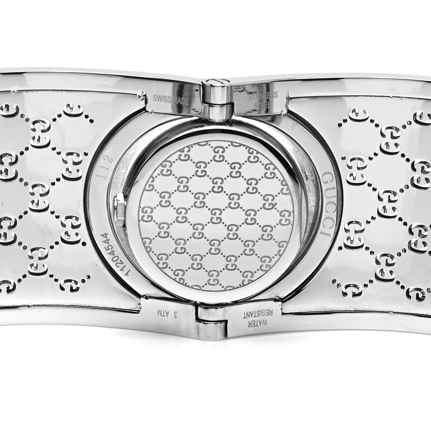 Gucci Stainless Steel 33mm Twirl Quartz Watch Brown 4 of 4