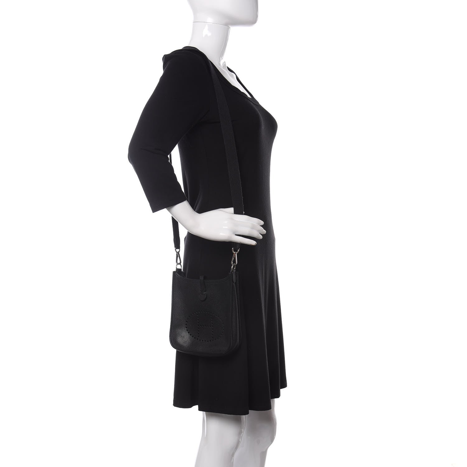 Hermes Epsom Evelyne TPM Black 2 of 12