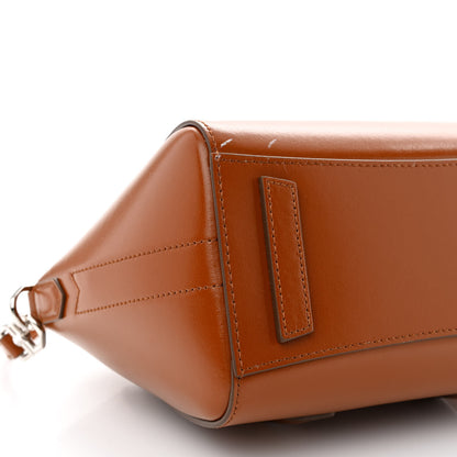 Givenchy Box Calfskin Mini Lock Antigona Shoulder Bag Beige Chestnut 9 of 11