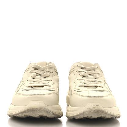 Gucci Calfskin Logo Womens Rhyton Sneakers 38 Ivory 3 of 10