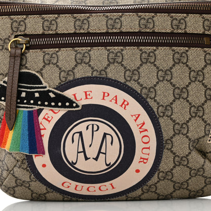 Gucci GG Supreme Monogram Courrier Belt Bag Beige New Acero 8 of 13