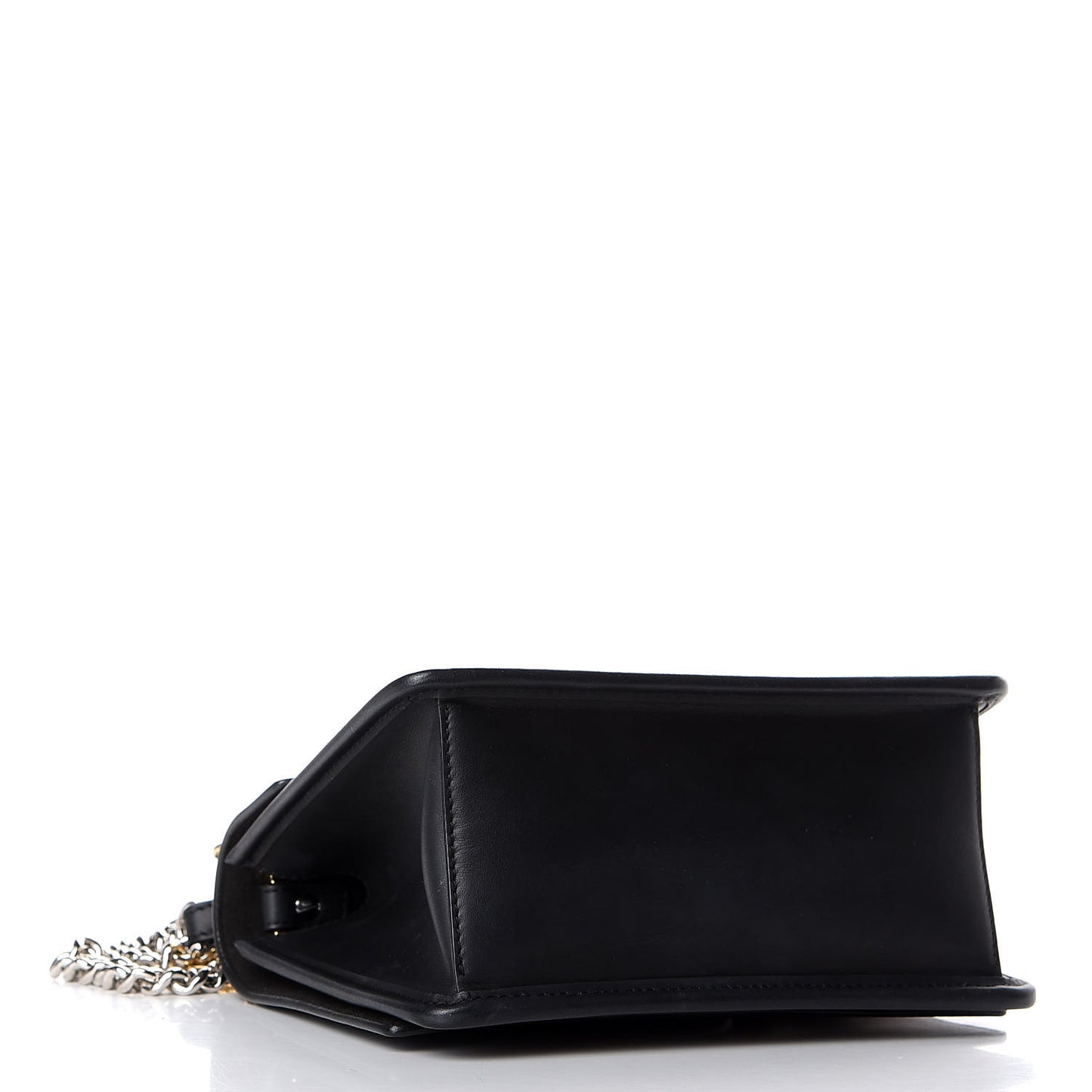 Vitello Century Velvet F is Fendi FF Small Kan I Shoulder Bag Black Tobacco
