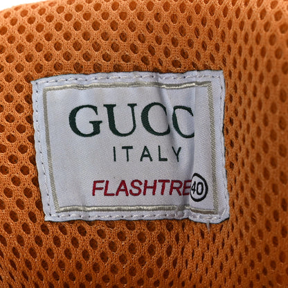 Gucci X SEGA Velvet GG Monogram Mesh Removable Crystals Womens Flashtrek Sneakers 40 Bright Pink Beige Mystic White 7 of 7