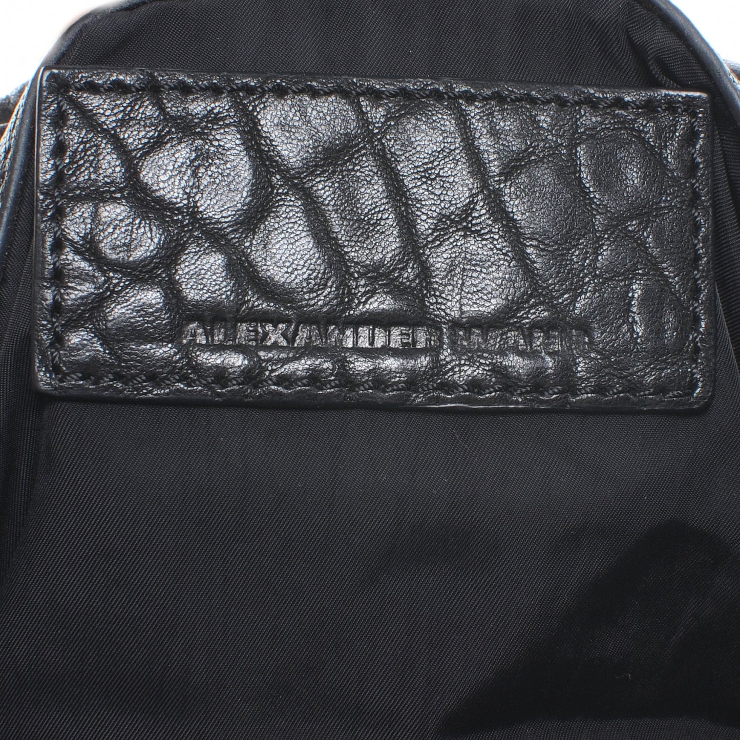 Leather Rocco w Antique Brass Hardware Black