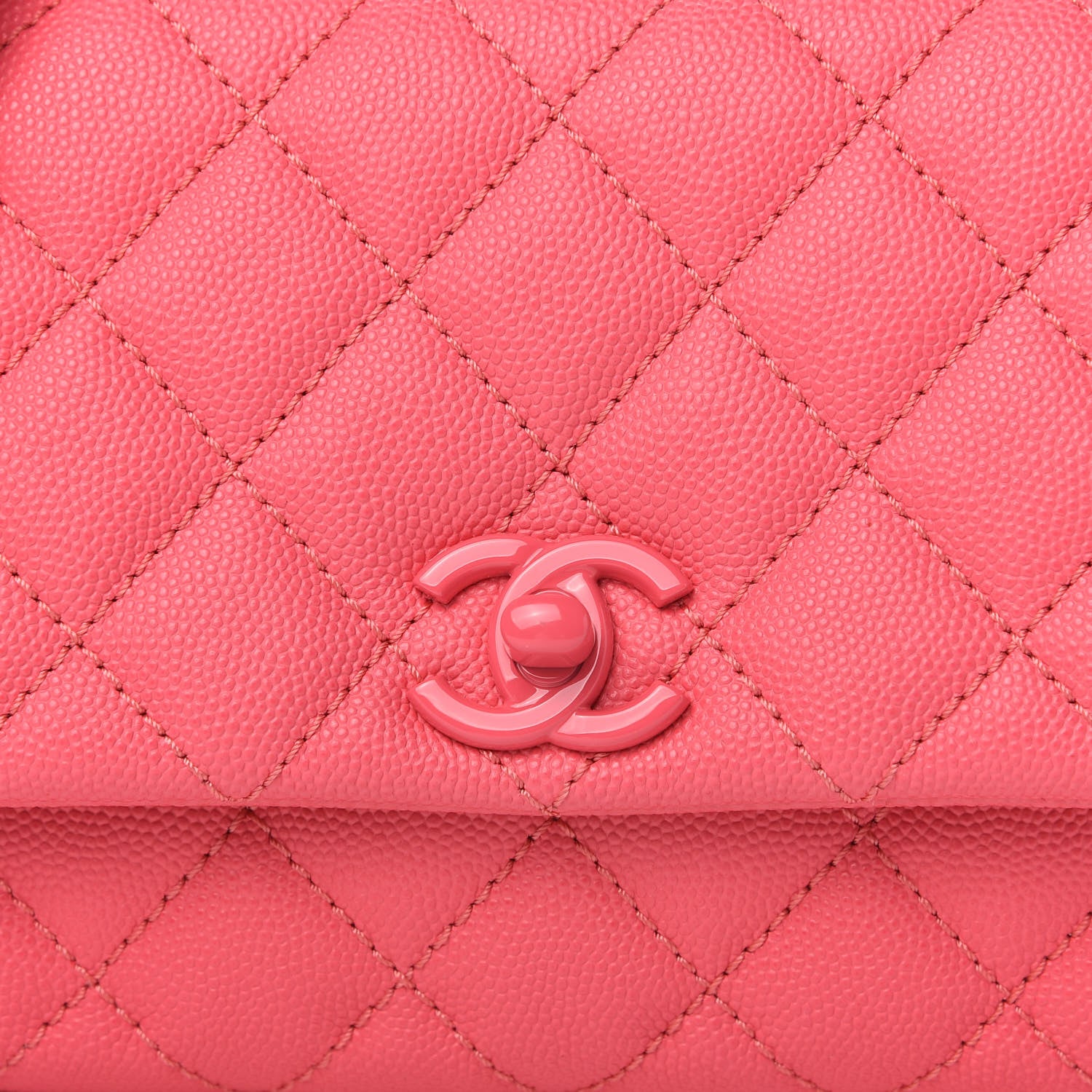 Chanel Caviar Quilted Incognito Extra Mini Coco Handle Flap Pink 10 of 10