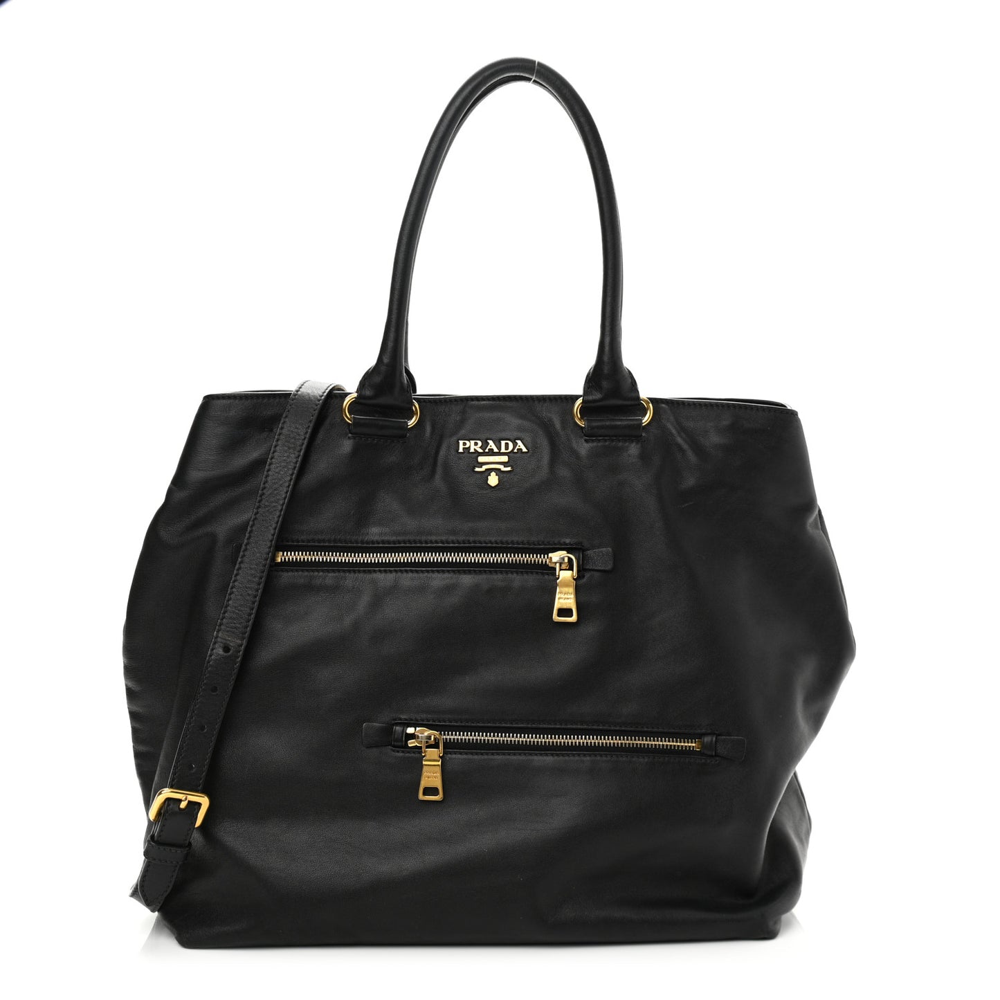 Soft Calf Tote Black