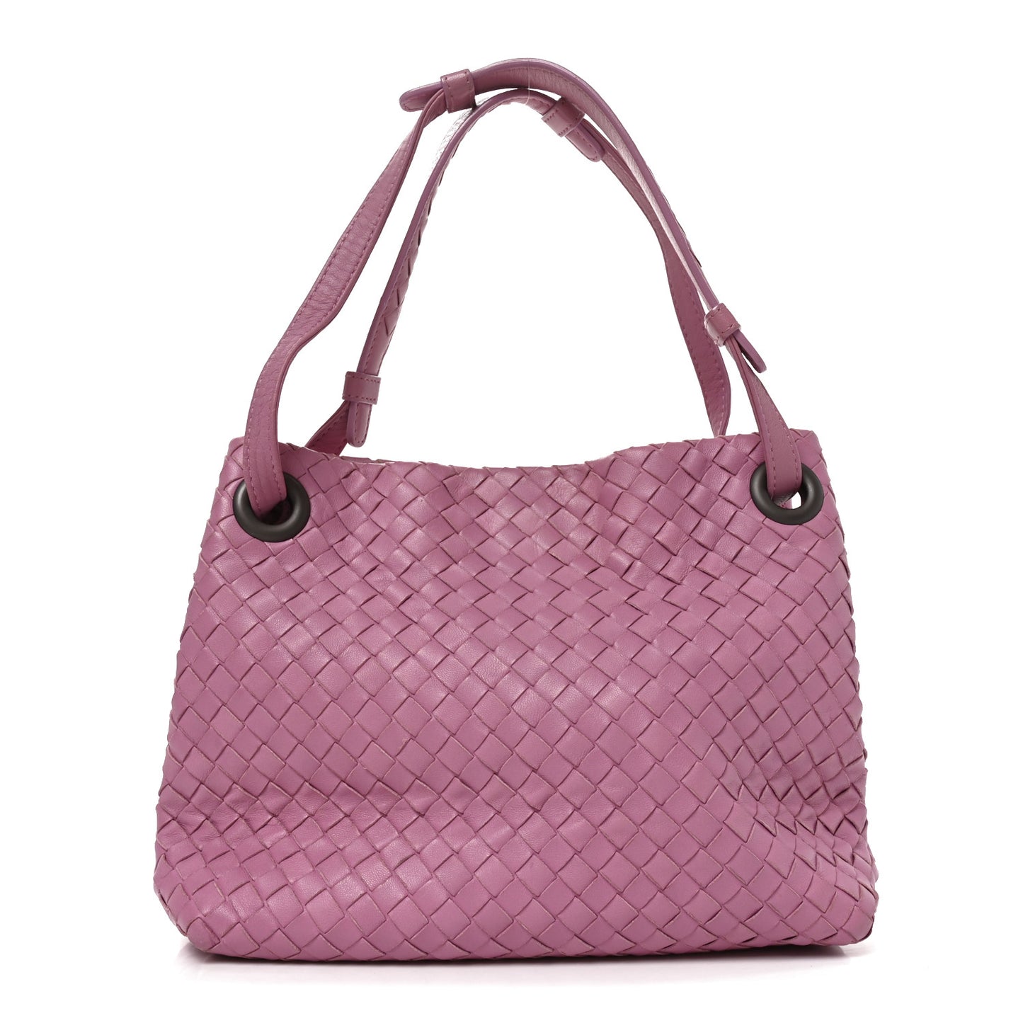 Nappa Intrecciato Small Garda Bag Pink