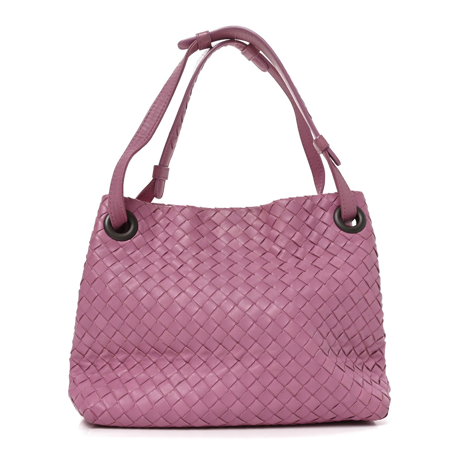 Bottega Veneta Nappa Intrecciato Small Garda Bag Pink 1 of 10
