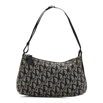 Christian Dior Monogram Shoulder Bag Pochette Black 1 of 13