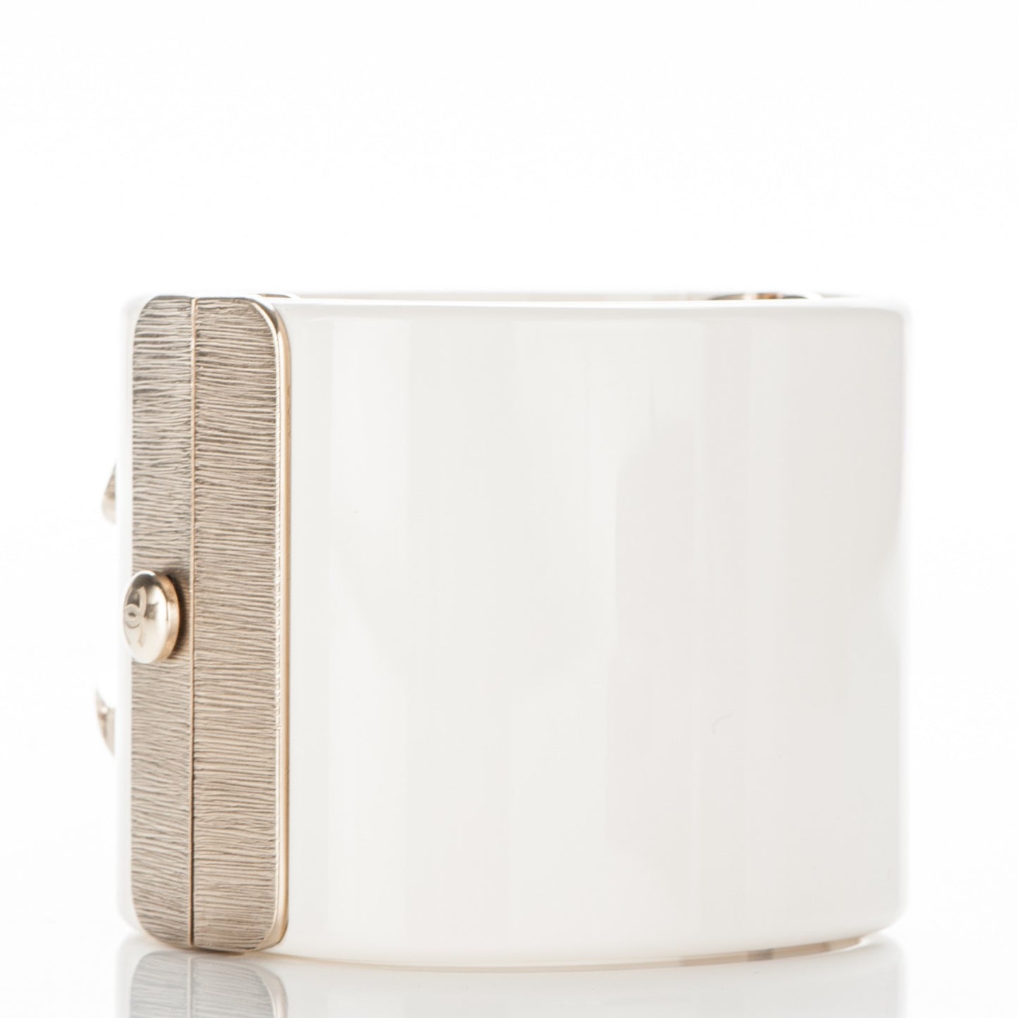 Resin Crystal CC Cuff White