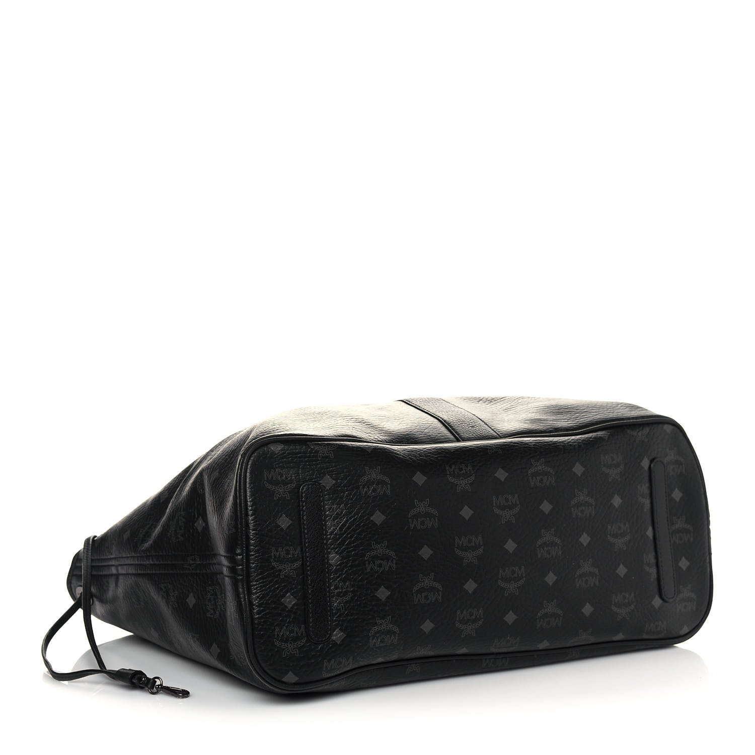 MCM Visetos Large Liz Reversible Shopper Tote Black 5 of 23