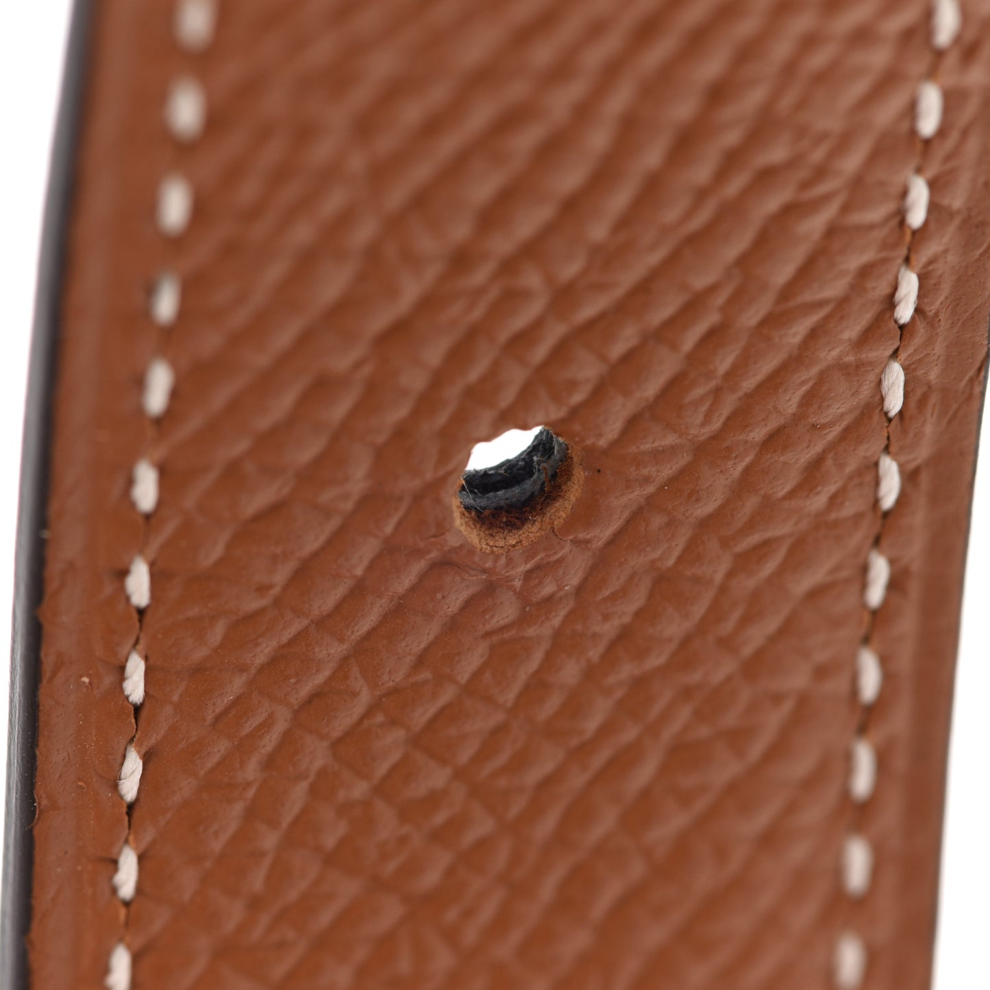 Swift Epsom 24mm Mini Constance H Belt 90 Black Gold