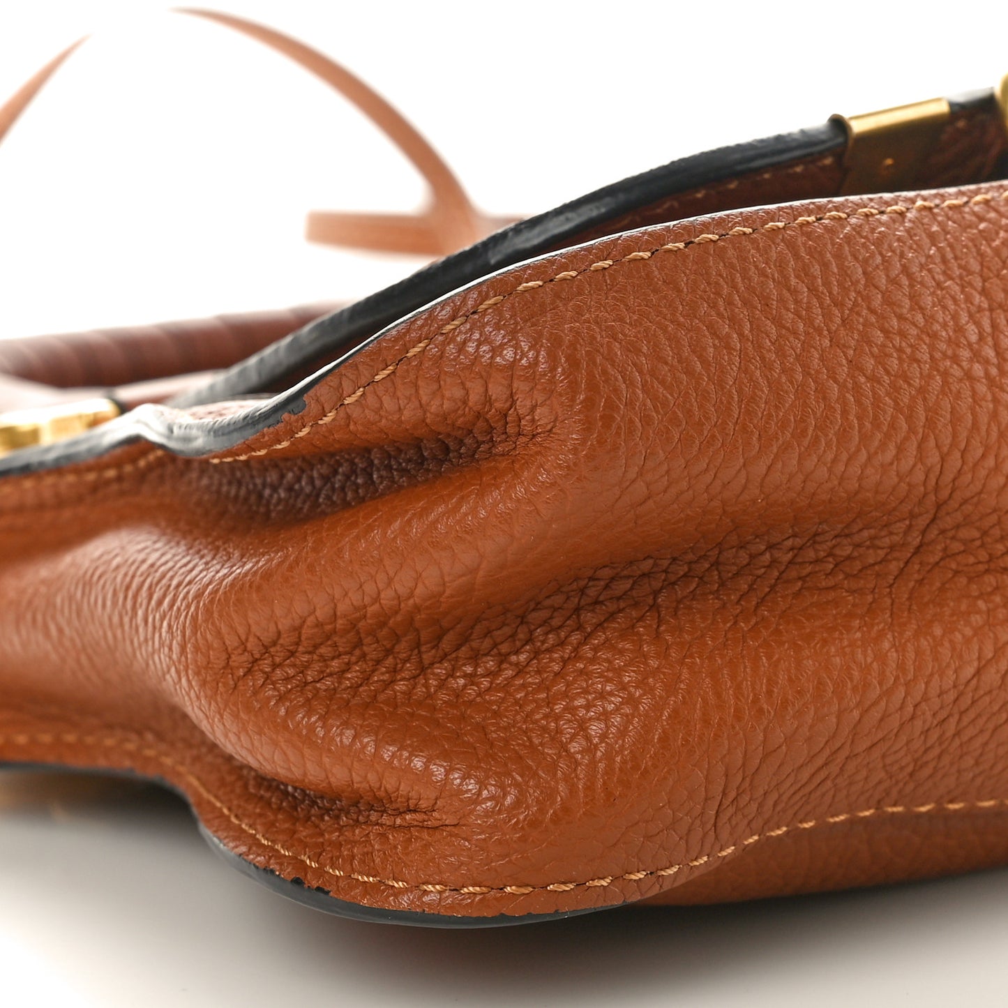 Calfskin Mini Marcie Satchel Tan