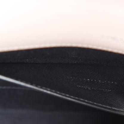 Saint Laurent Grain De Poudre Textured Mixed Matelasse Medium Triquilt Monogram Satchel Marble Pink 6 of 9