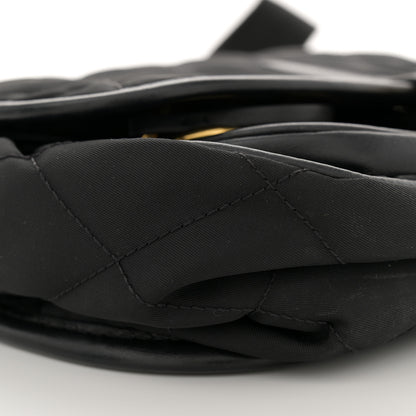 Prada Nylon Calf Corsaire Bag Black 9 of 16