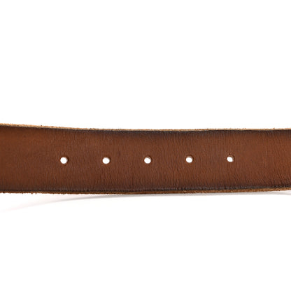 Gucci Faded Calfskin Double G 40mm Belt 80 32 Cuir 3 of 7