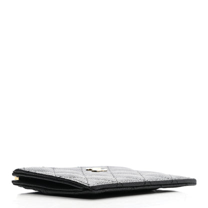 Chanel Caviar Quilted CC Zip Card Holder Black 4 of 7