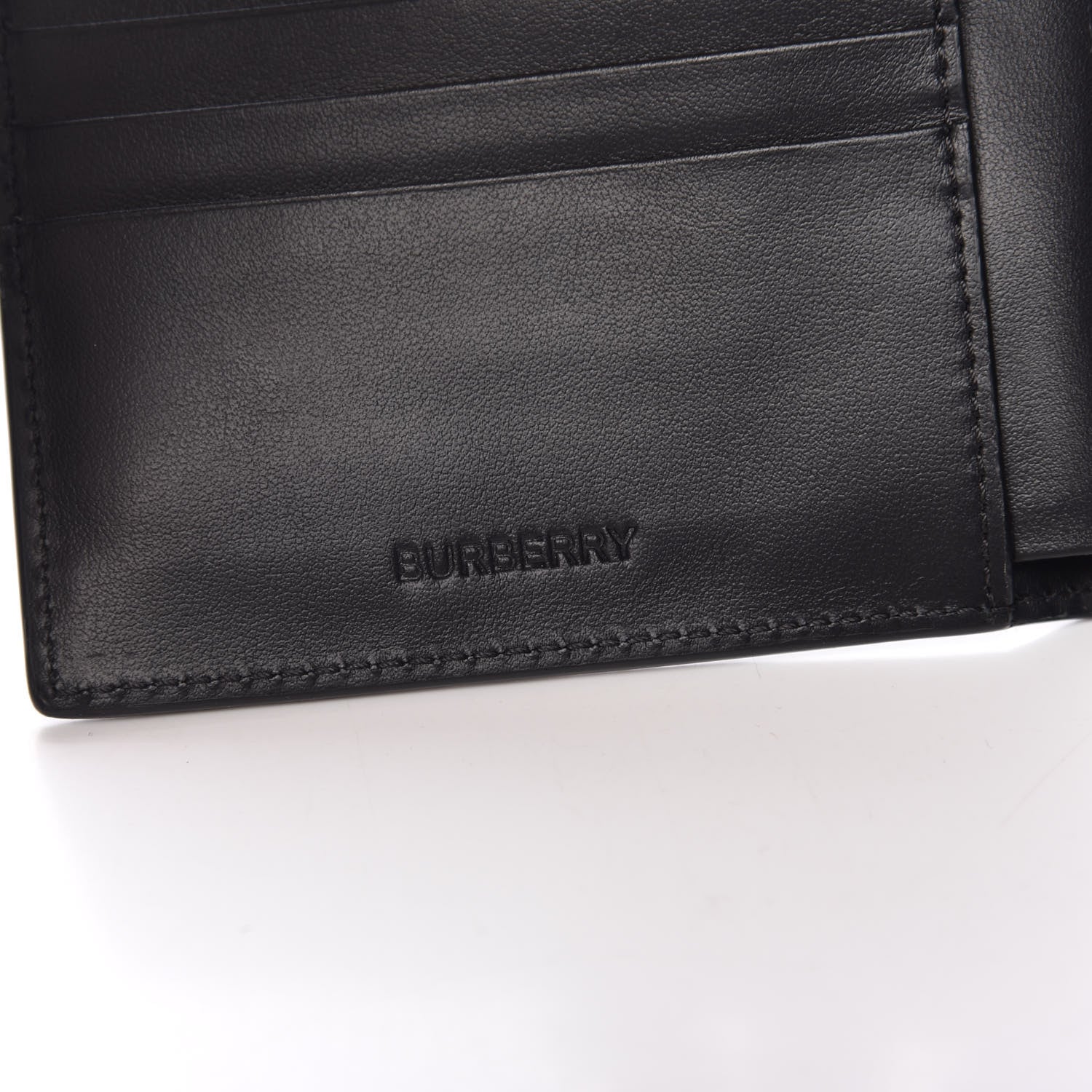 Burberry Calfskin Horseferry Wallet Black 6 of 6