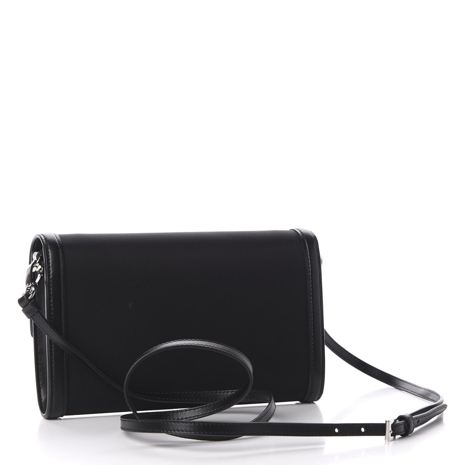 Prada Nylon Tessuto Clutch On Chain Black 3 of 10
