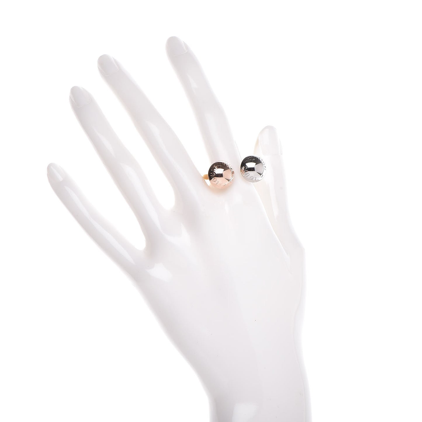 Studdy Ring M Gold Pink Silver