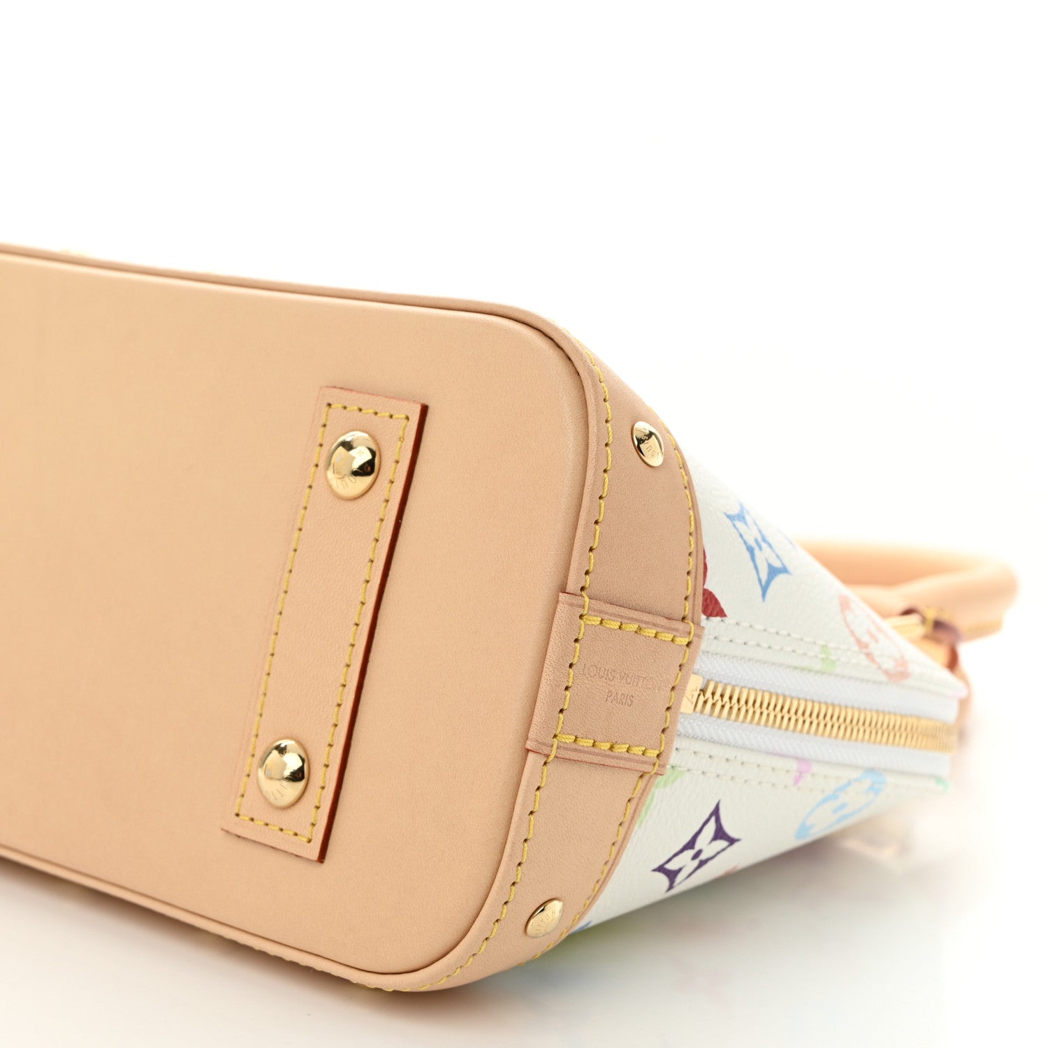 Louis Vuitton LV x TM Monogram Multicolor Alma BB White 9 of 10