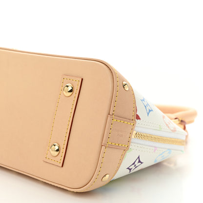 Louis Vuitton LV x TM Monogram Multicolor Alma BB White 9 of 10