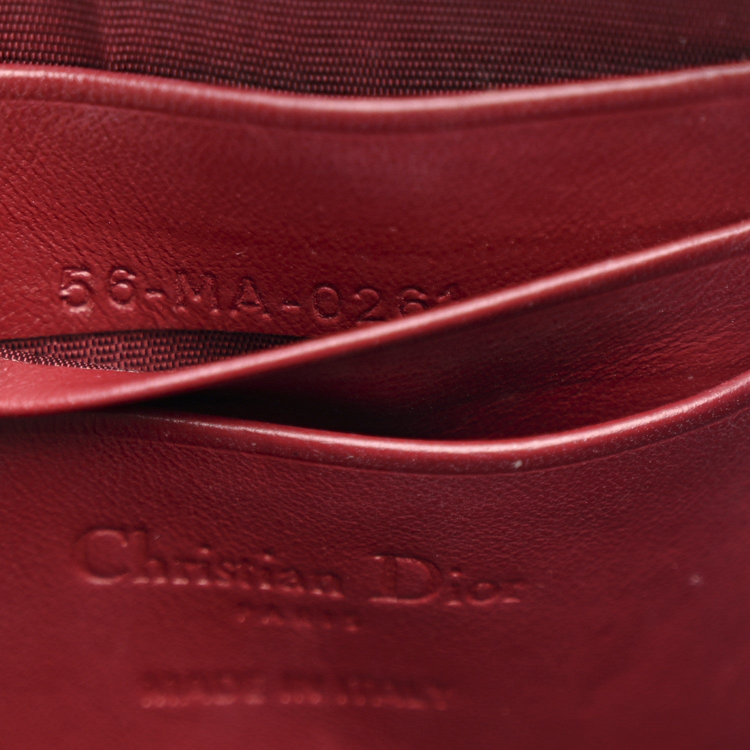 Christian Dior Patent Cannage Lady Dior Phone Holder Red 7 of 8