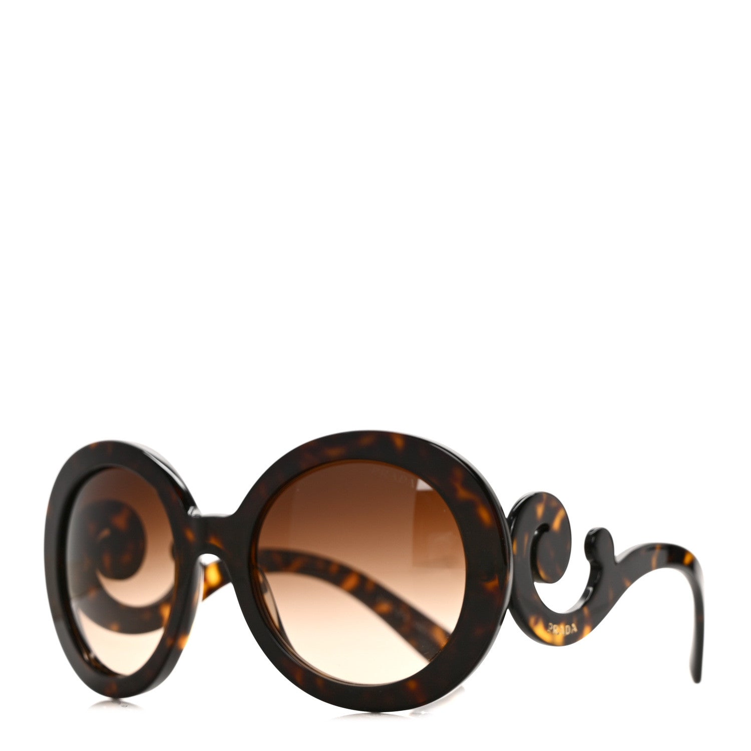 Prada Baroque Sunglasses SPR 27N Tortoise 1 of 8