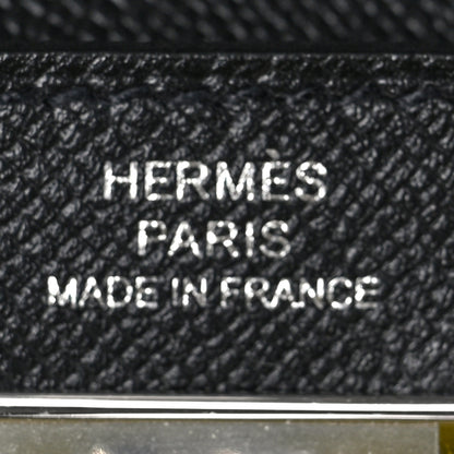 Hermes Epsom Kelly Pocket Compact Wallet Black 5 of 6