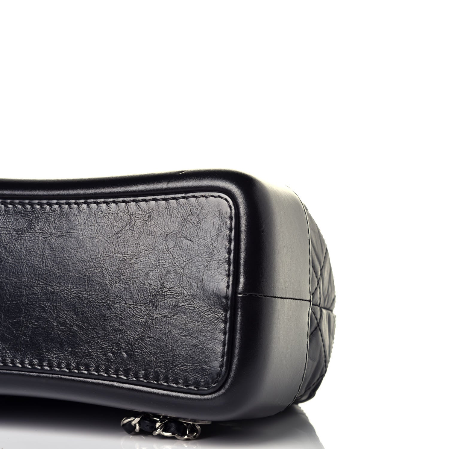 Chanel Aged Calfskin Quilted Small Gabrielle Backpack Black 7 of 12