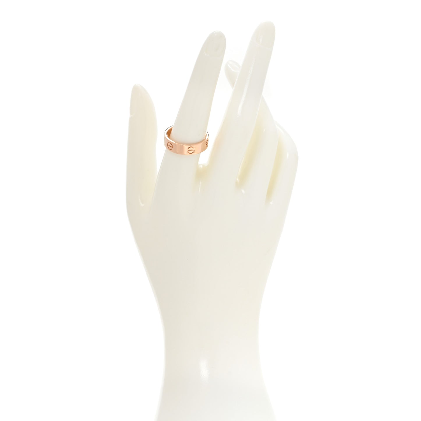 18K Pink Gold 5.5mm LOVE Ring 58 8.25