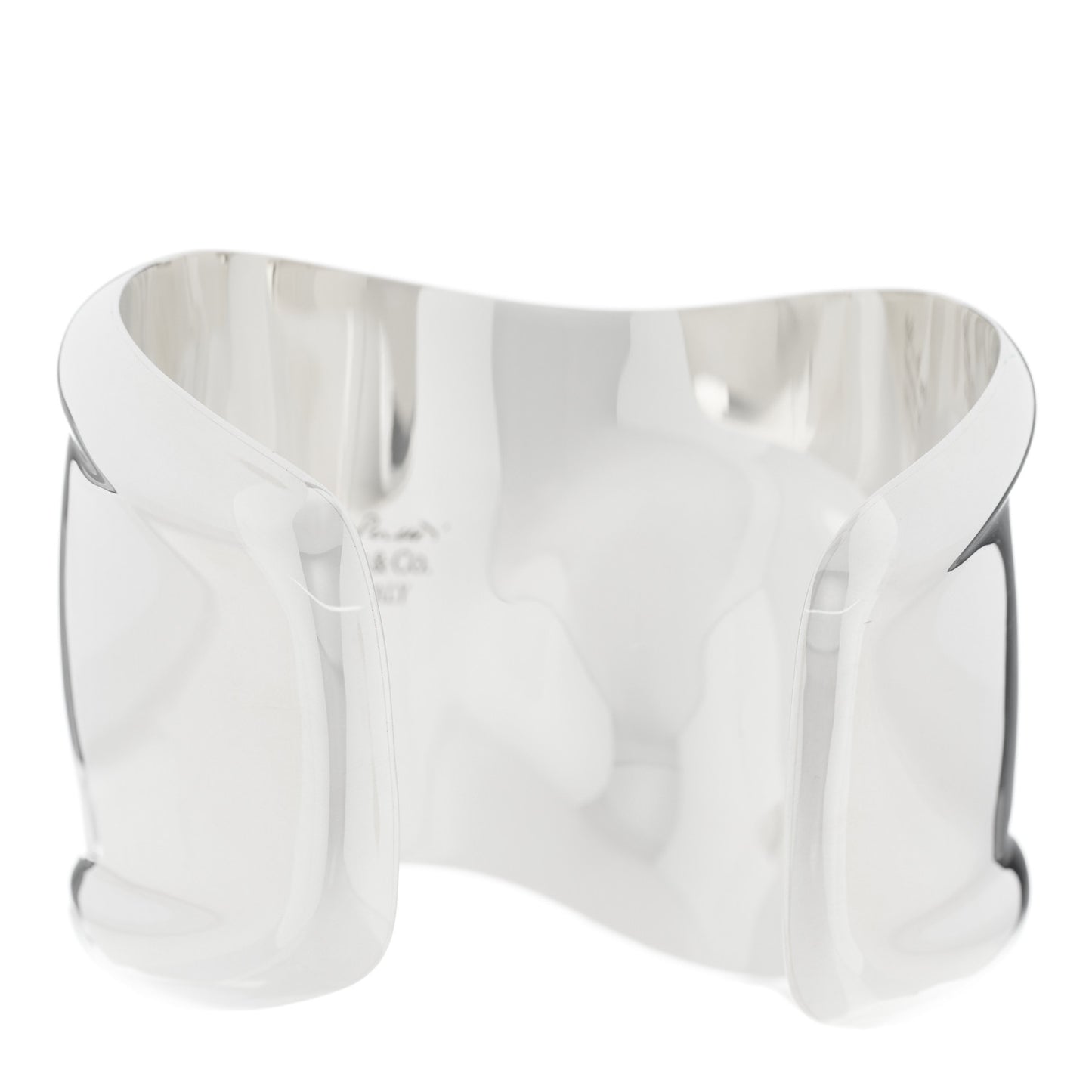 Sterling Silver Medium Elsa Peretti Right Wrist Bone Cuff Bracelet