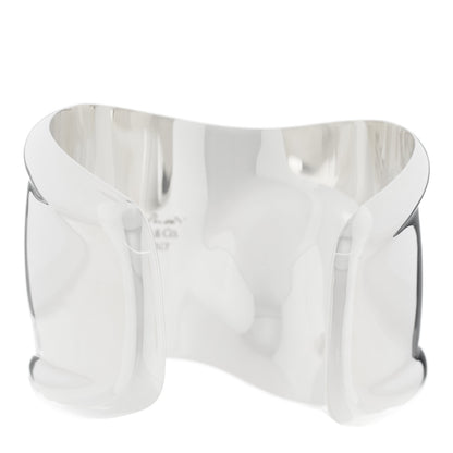 Tiffany Sterling Silver Medium Elsa Peretti Right Wrist Bone Cuff Bracelet 2 of 3