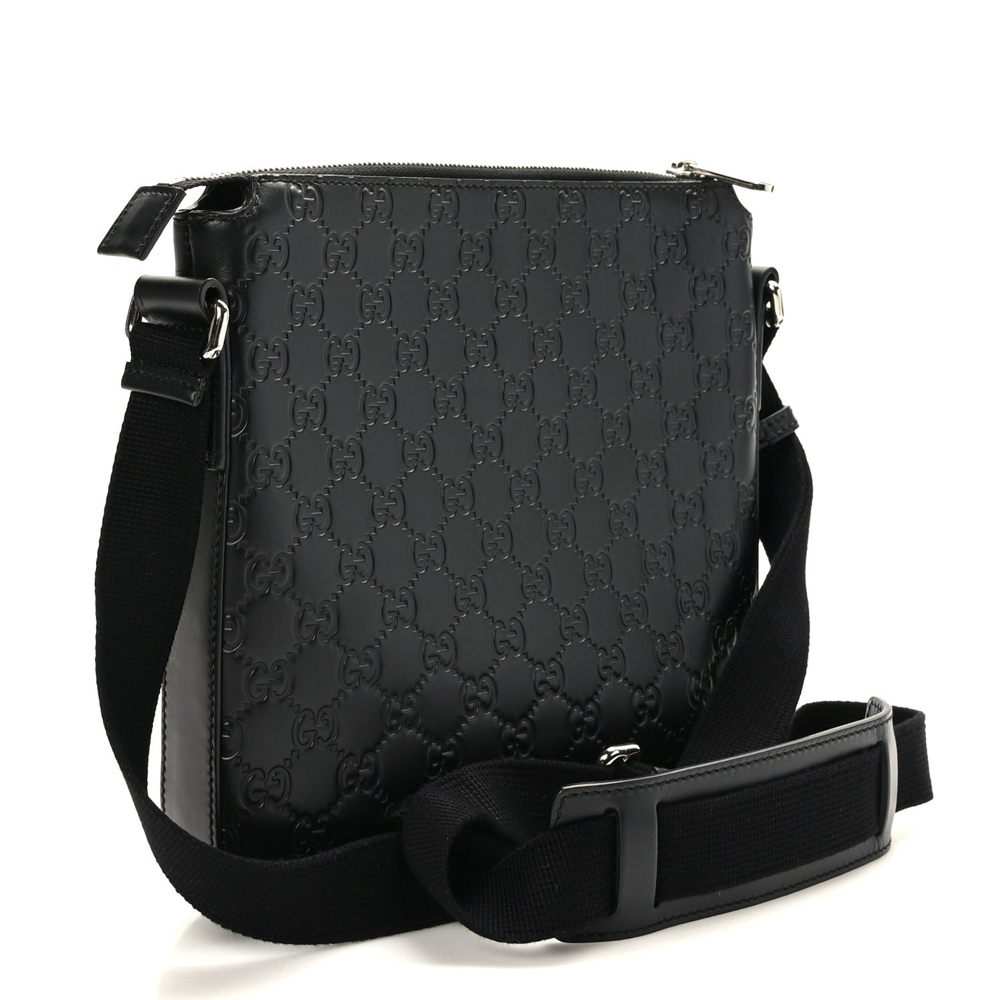 Guccissima Signature Small Messenger Bag Black
