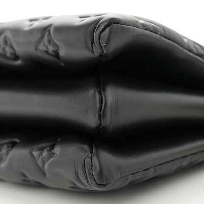 Louis Vuitton Lambskin Embossed Monogram Coussin PM Black 10 of 10