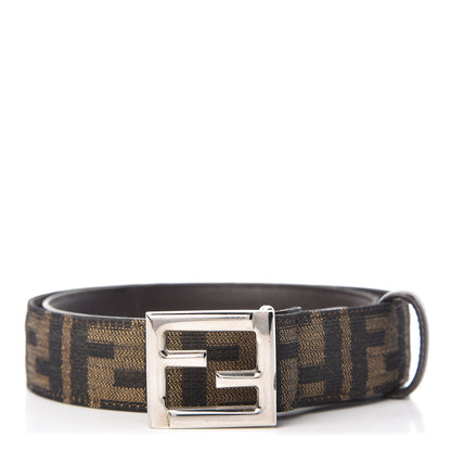 Fendi Calfskin FF Belt 100 40 Tobacco 1 of 8