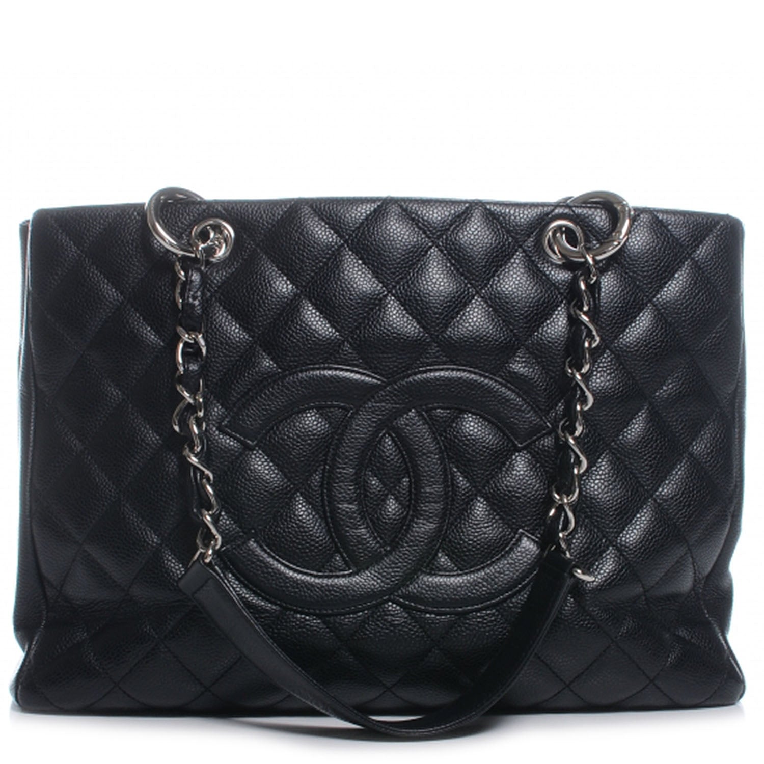 Chanel Caviar Grand Shopping Tote GST Black 1 of 7