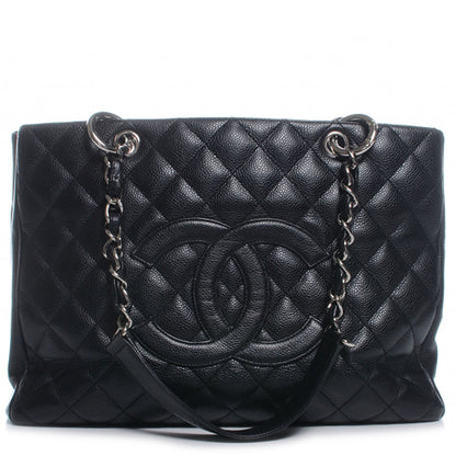 Chanel Caviar Grand Shopping Tote GST Black 1 of 7