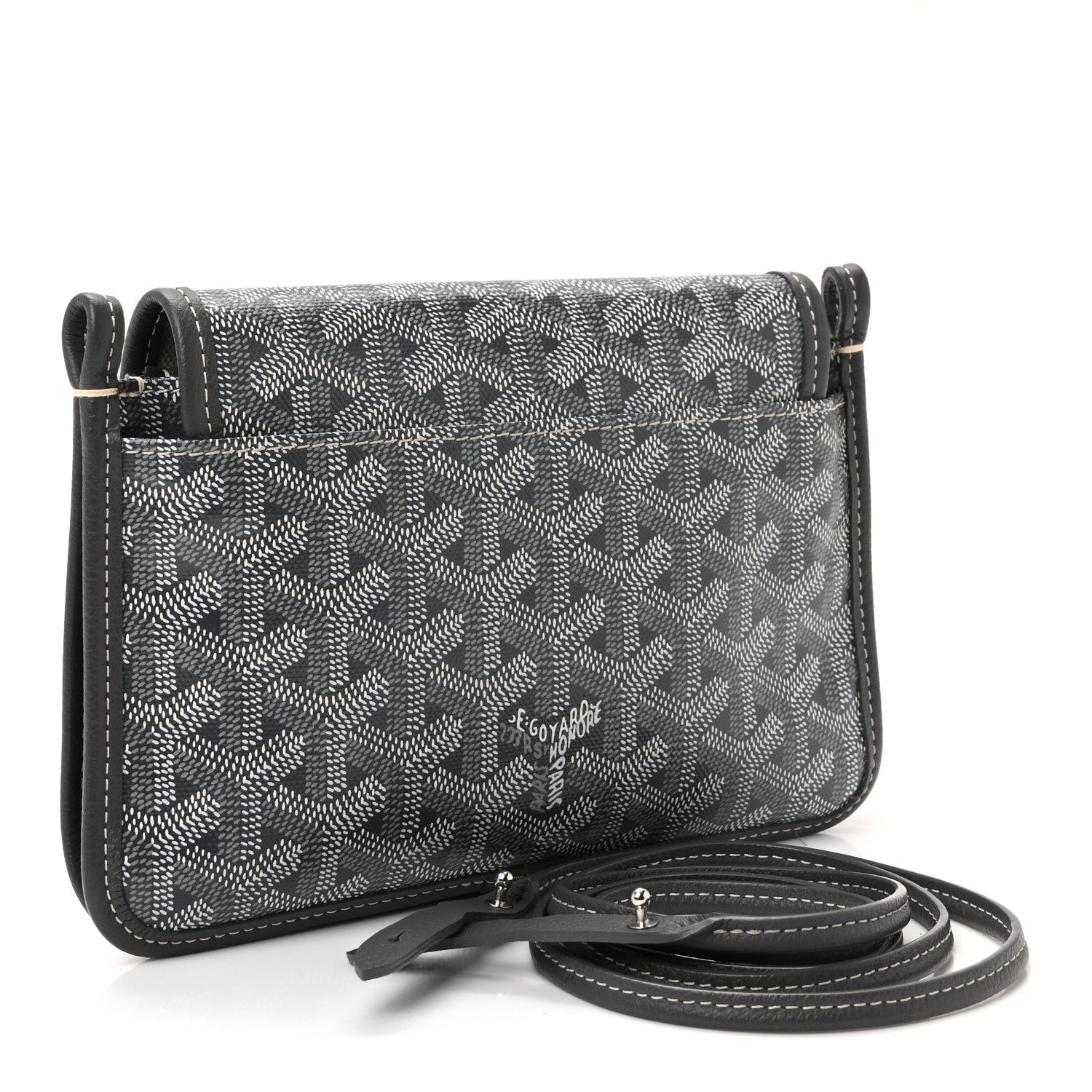 Goyard Goyardine Plumet Wallet Clutch Grey 3 of 9
