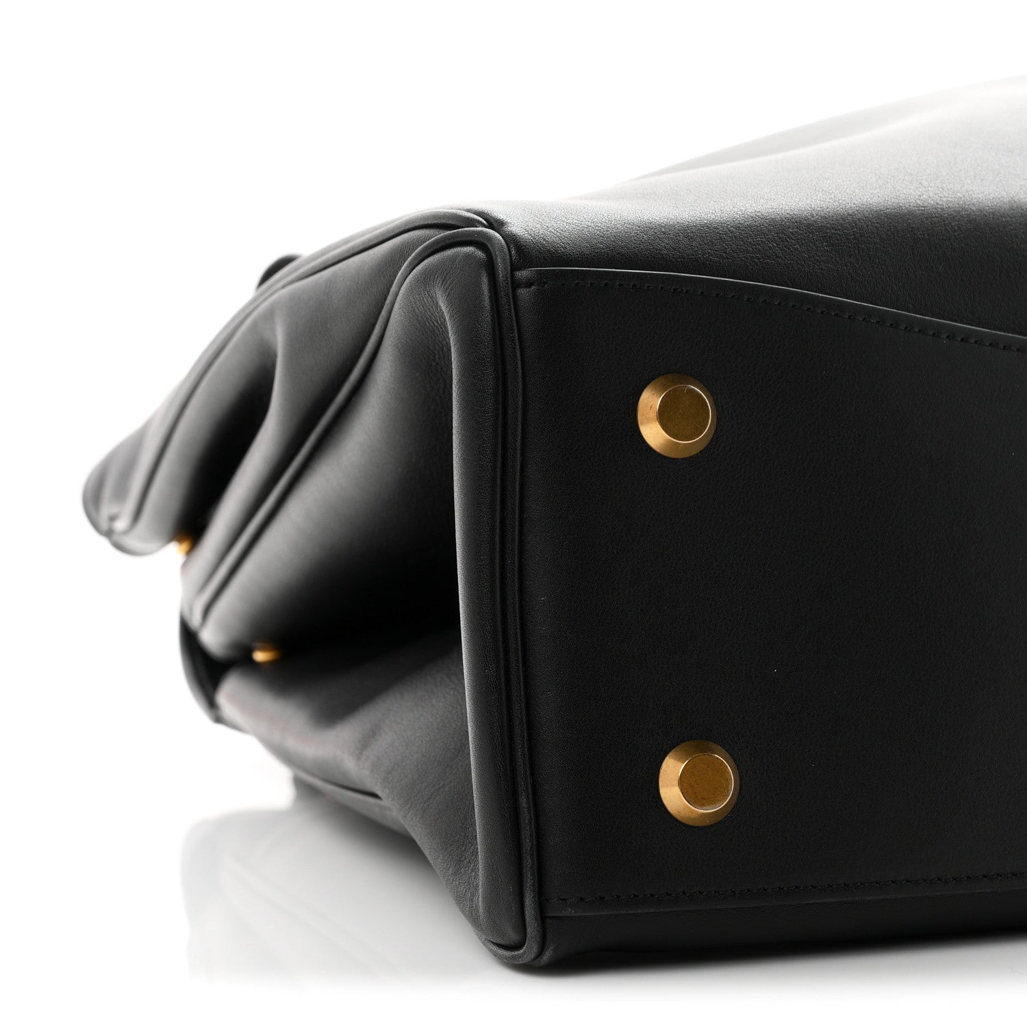 Balenciaga Smooth Calfskin Large Rodeo Top Handle Handbag Black 8 of 10