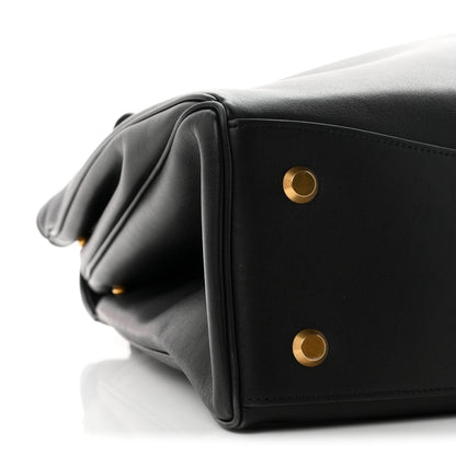Balenciaga Smooth Calfskin Large Rodeo Top Handle Handbag Black 8 of 10