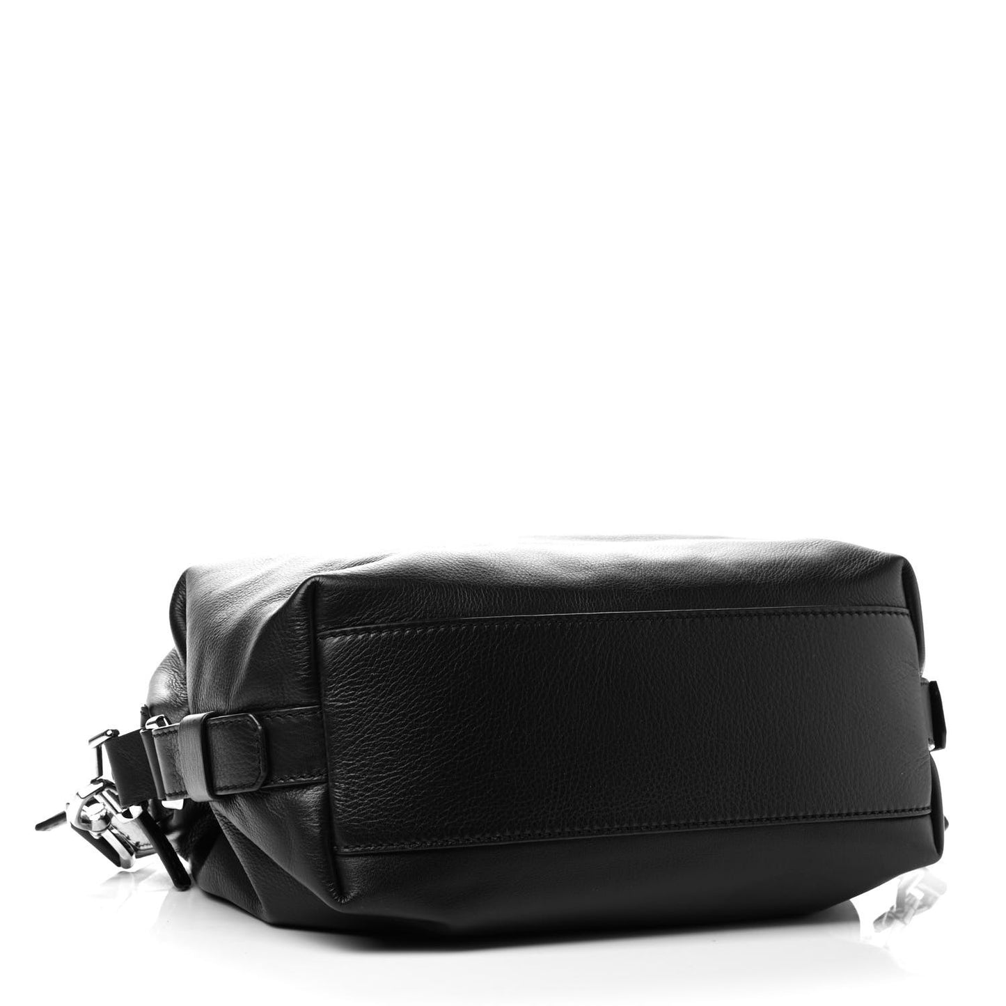 Pebbled Calfskin Small Nightingale Black