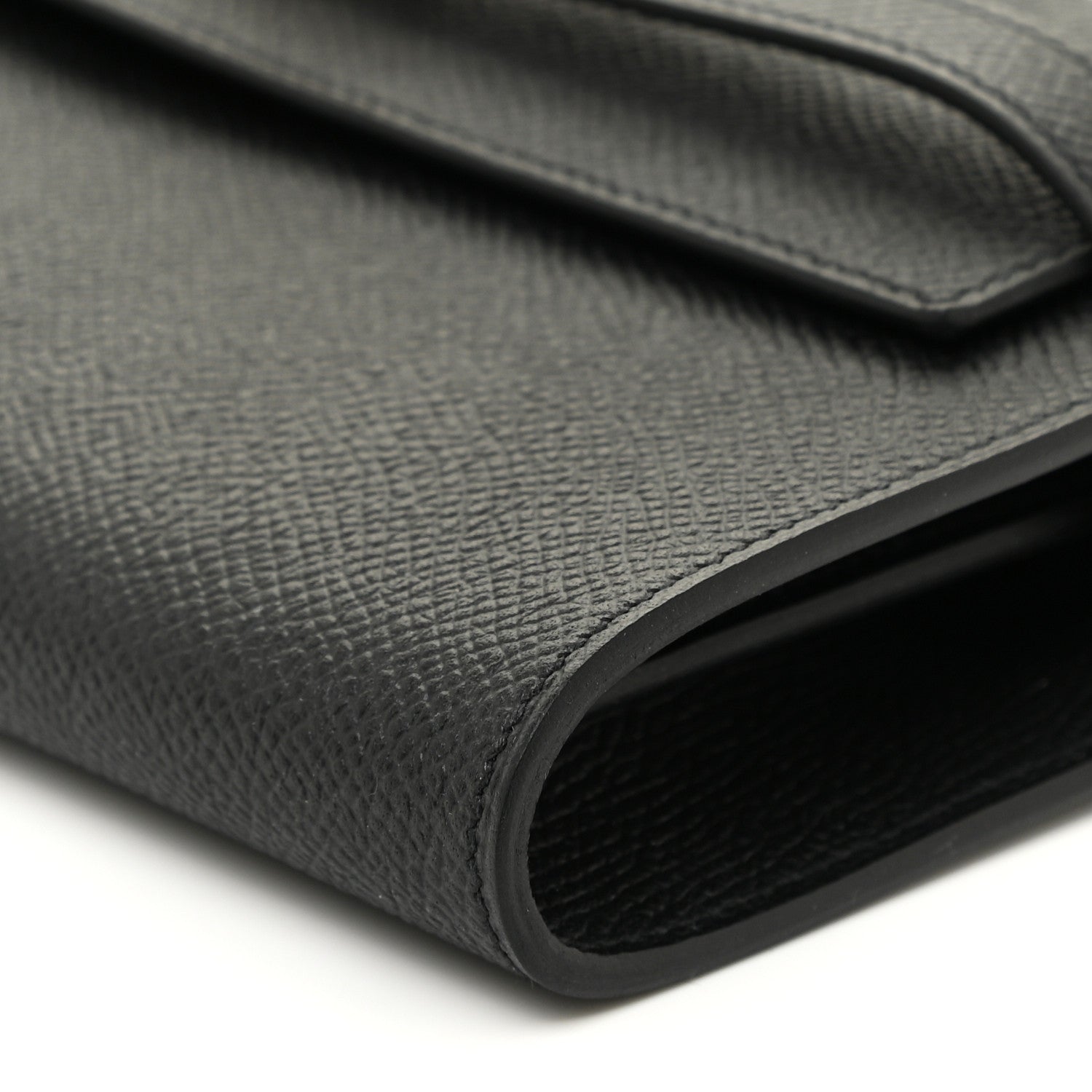 Hermes Epsom Kelly Wallet To Go Black 10 of 14