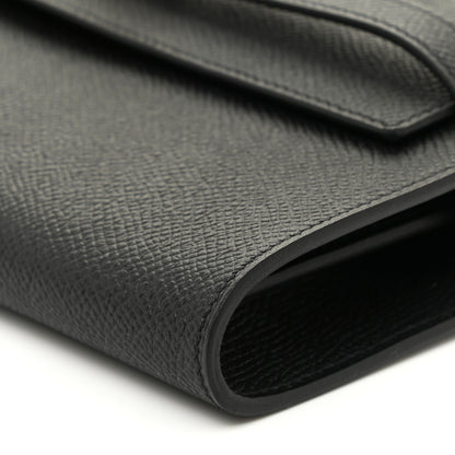 Hermes Epsom Kelly Wallet To Go Black 10 of 14