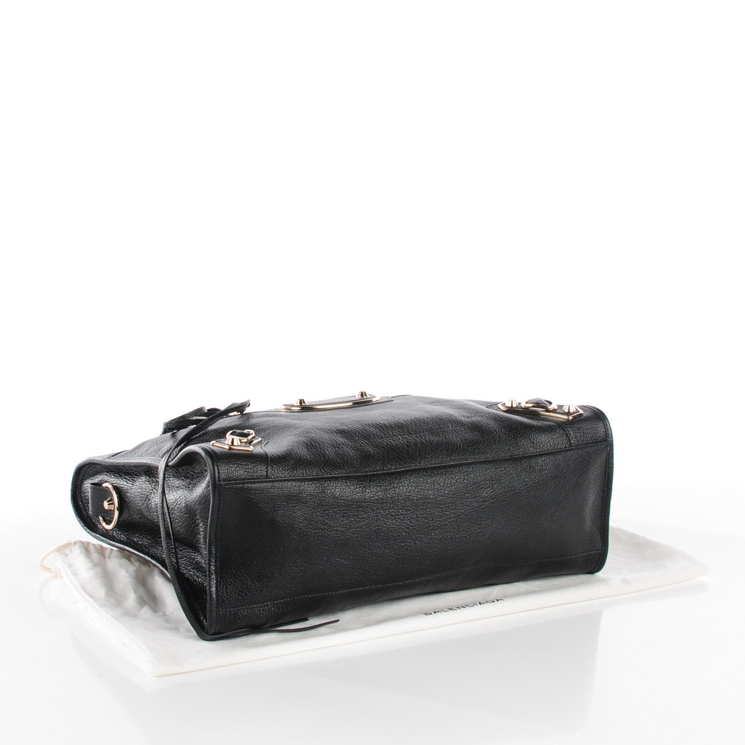 Balenciaga Chevre Gold Metallic Edge Hardware City Black 4 of 15